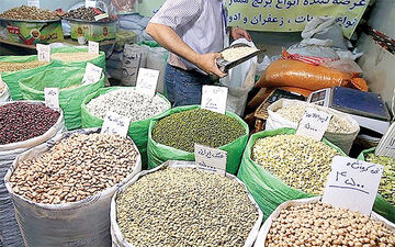 افزایش ۱۳۴درصدی قیمت حبوبات
