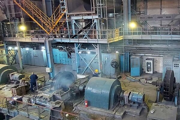 تعمیرات اساسی ماشین پخت شماره ۲ آگلومراسیون ذوب اهن با موفقیت