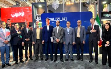 رونمایی از برند سوزوکی در نمایشگاه لوازم خانگی تهران