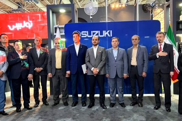 رونمایی از برند سوزوکی در نمایشگاه لوازم خانگی تهران