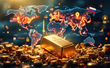 کاهش بیش از ۴درصدی قیمت طلای جهانی